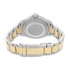 Back View Of {Caseback} Back Case And Closed Stainless and Solid Gold Band Of Rolex 16623 Watch Pre Owned Condition