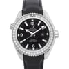 Up Close Front Facing Picture Of OMEGA 232.18.38.20.01.001 Stainless Steel Watch Display Model Condition