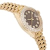 View Of Opposite Crown Facing Side Of Rolex 6927 Yellow Gold Watch Pre Owned Condition
