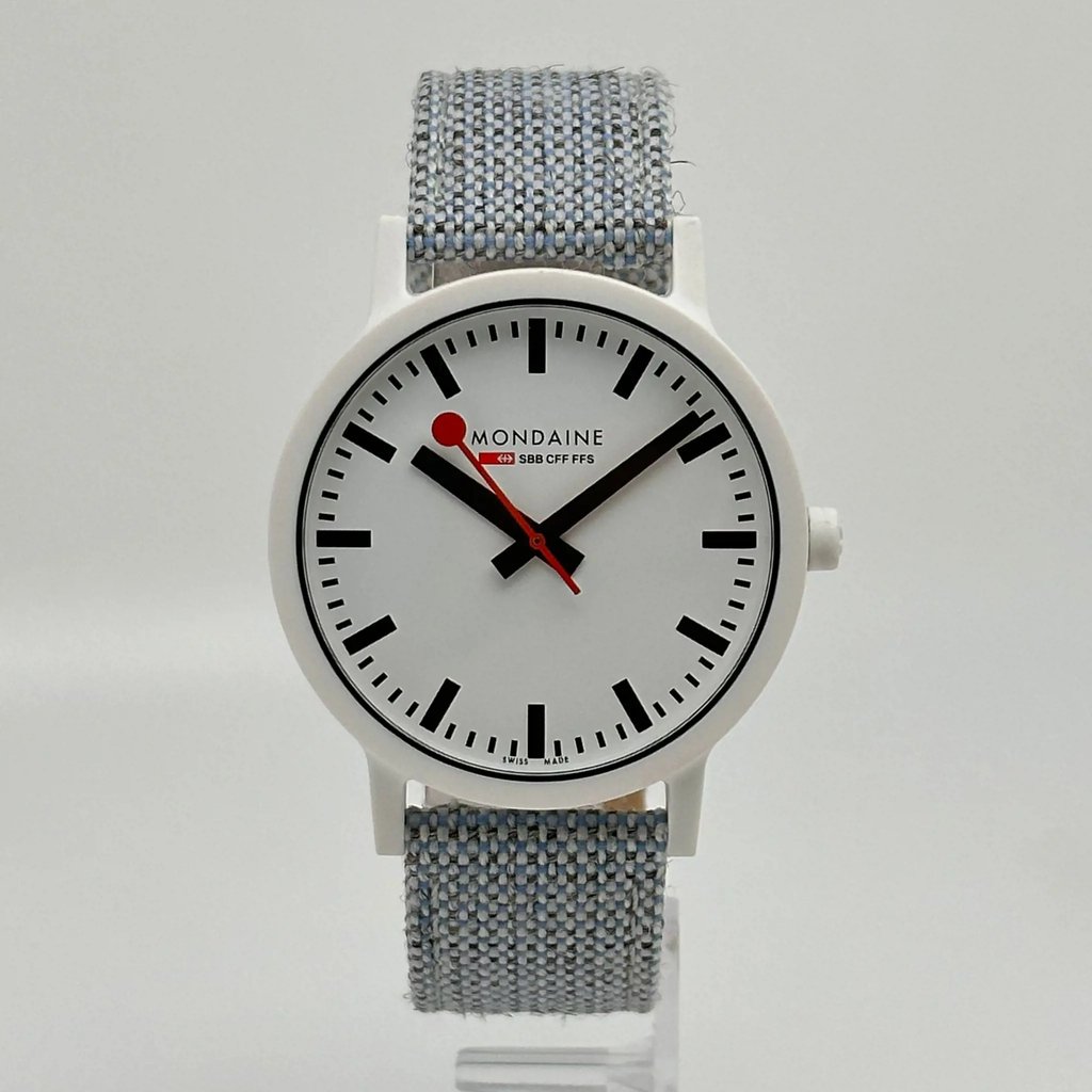 Front Full View Of Luminox MS1.41110.LD Renewable Material Watch Display Model Condition {Product Condition}