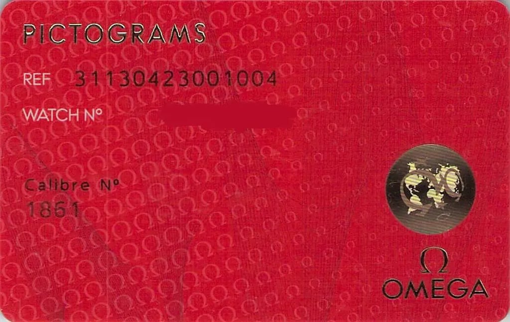  Full View Box And Documents For OMEGA 311.30.42.30.01.004 Without watch In The Image 