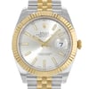Up Close Front Facing Picture Of Rolex 126333 Stainless Steel Watch Pre Owned Condition