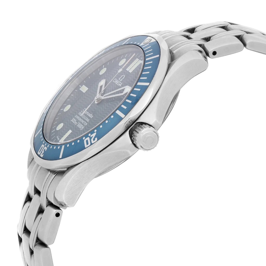 View Of Crown Facing Side Of OMEGA 2531.80.00 Stainless Steel Watch Pre Owned Condition
