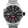 Up Close Front Facing Picture Of TAG Heuer WAJ211A.BA0870 Stainless Steel Watch Pre Owned Condition
