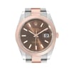 Up Close Front Facing Picture Of Rolex 126301 Stainless Steel Watch Pre Owned Condition
