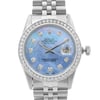 Up Close Front Facing Picture Of Rolex 16014 Stainless Steel Watch Pre Owned Condition