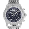 Up Close Front Facing Picture Of Breitling A2336035-C833-152A Stainless Steel Watch Display Model Condition