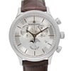 Up Close Front Facing Picture Of Maurice Lacroix LC1148-SS001-132 Stainless Steel Watch Display Model Condition