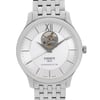 Up Close Front Facing Picture Of Tissot T063.907.11.038.00 Stainless Steel Watch Unworn Condition