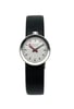 Up Close Front Facing Picture Of Mondaine A666.30324.11SBB Stainless Steel Watch Display Model Condition