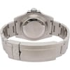 Back View Of Screwback Back Case And Closed Stainless Steel Band Of Rolex 116610LN Watch Pre Owned Condition