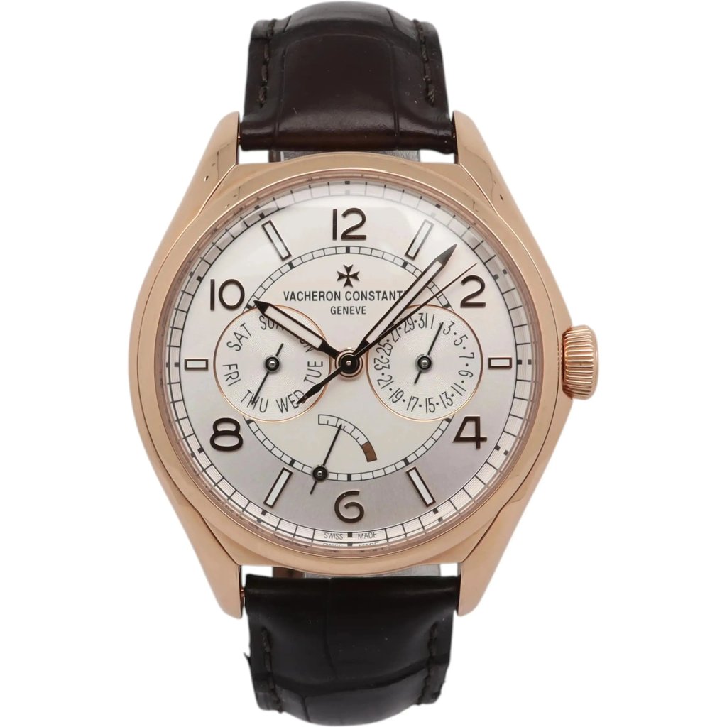 Front Full View Of Vacheron Constantin 4400E/000R-B436 Rose Gold Watch Pre Owned Condition Good