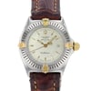 Up Close Front Facing Picture Of Breitling 8020 Stainless Steel Watch Pre Owned Condition