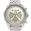 Up Close Front Facing Picture Of Breitling A4436412/G679-990A Stainless Steel Watch Pre Owned Condition