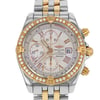 Up Close Front Facing Picture Of Breitling C13356 Stainless Steel Watch Pre Owned Condition