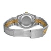 Back View Of Screwback Back Case And Open Stainless and Solid Gold Band Of Rolex 16233 Watch Pre Owned Condition