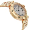 View Of Opposite Crown Facing Side Of Cartier Ref.1035.1 Yellow Gold Watch Pre Owned Condition