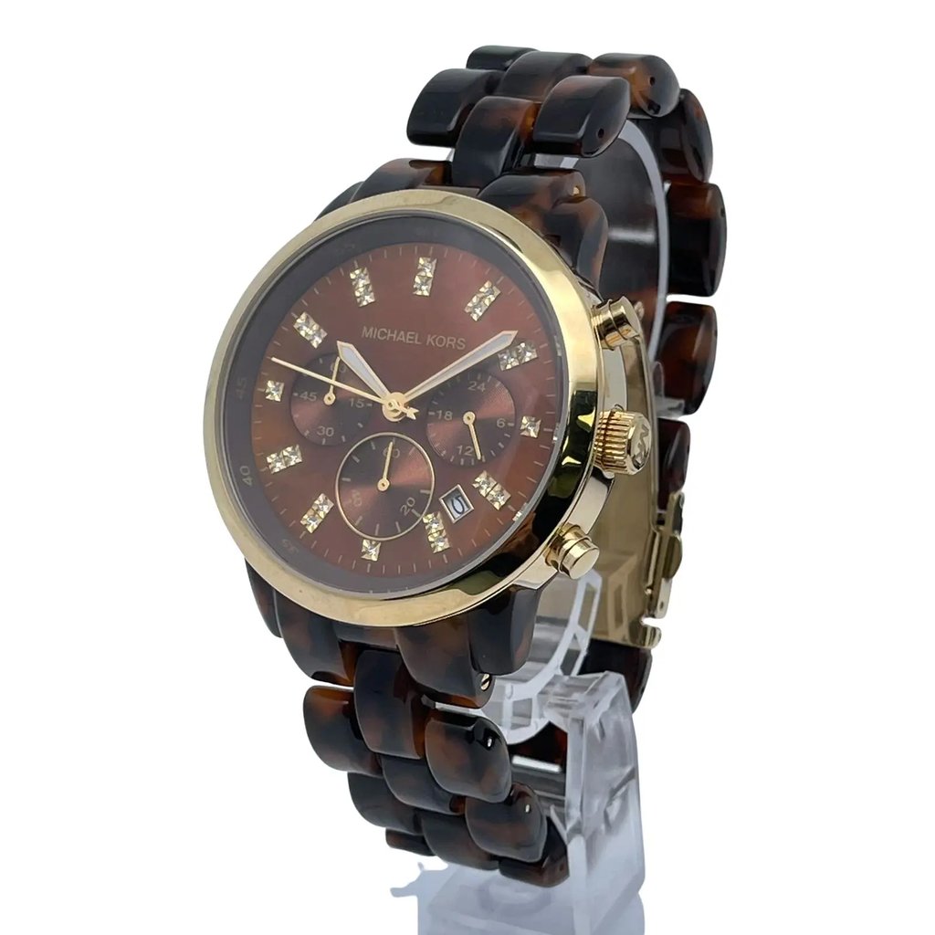 6th image of Michael Kors Michael Kors Tortoise Wristwatch, PreOwned condition