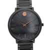 Up Close Front Facing Picture Of Movado 0607211 Stainless Steel Watch Pre Owned Condition