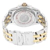 Back View Of {Caseback} Back Case And Closed Stainless and Solid Gold Band Of Breitling B49350 Watch Pre Owned Condition