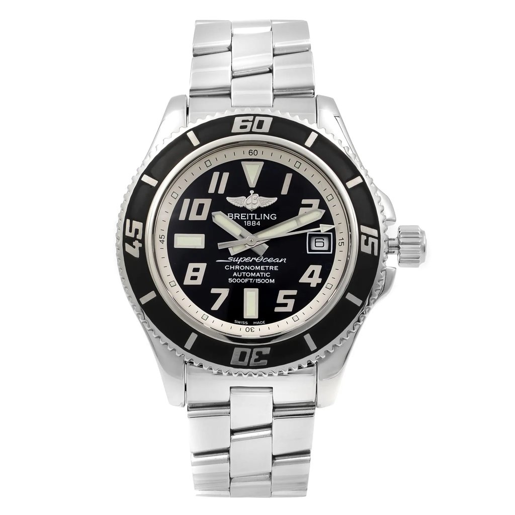 Front Full View Of Brighton A17364 Stainless Steel Watch Pre Owned Condition {Product Condition}