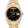 Up Close Front Facing Picture Of Rolex 18038 Yellow Gold Watch Pre Owned Condition