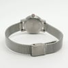Back View Of Solid Back Case And Closed Stainless Steel Band Of Mondaine MSE.26110.SM Watch Display Model Condition