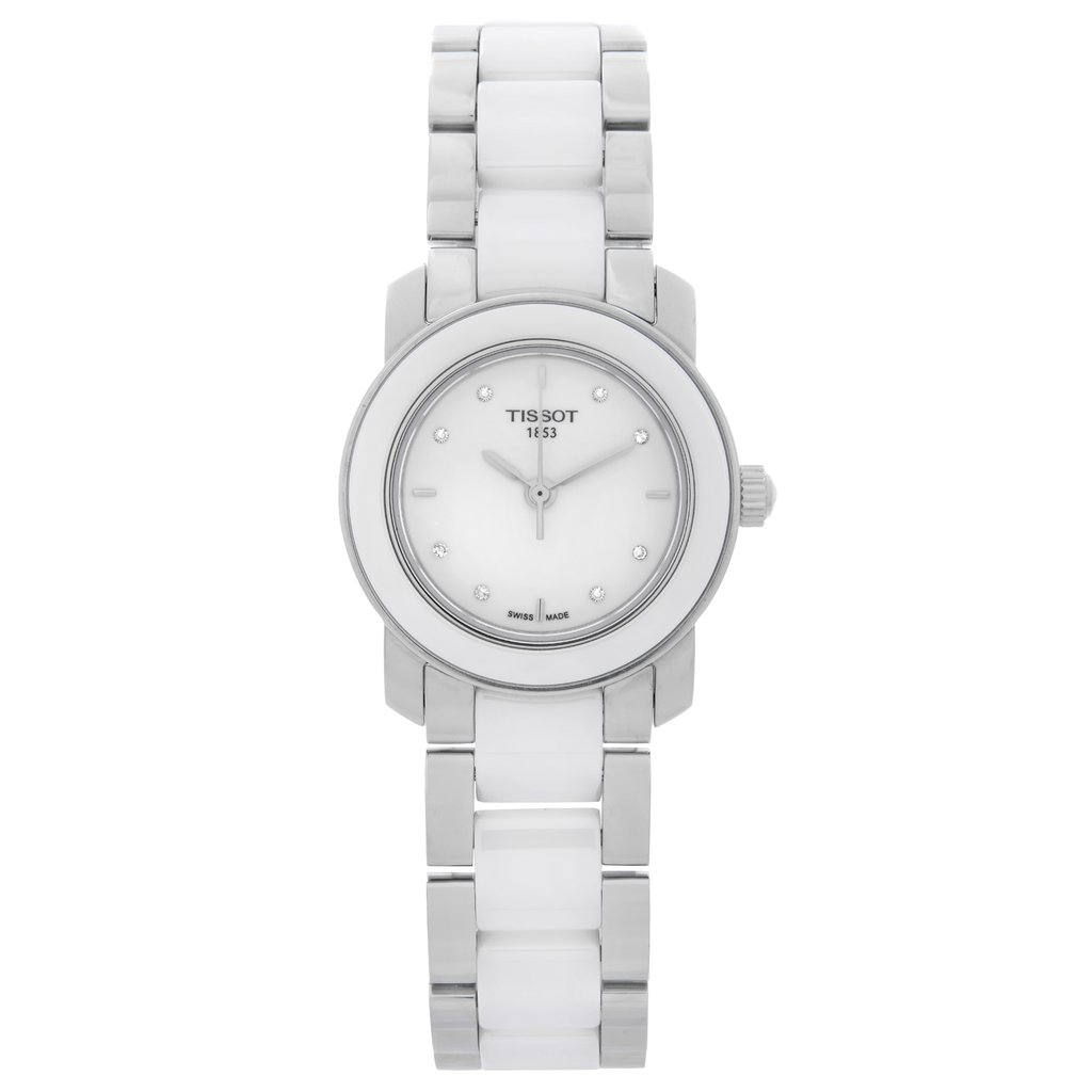 Front Full View Of Tissot T064.210.22.016.00 Stainless Steel Watch Display Model Condition {Product Condition}