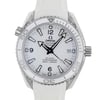 Up Close Front Facing Picture Of OMEGA 232.32.42.21.04.001 Stainless Steel Watch Unworn Condition