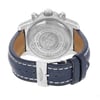 Back View Of {Caseback} Back Case And Closed Leather Band Of Breitling A13370 Watch Pre Owned Condition