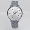Front Full View Of Michael Kors MK2877 Stainless Steel Watch Unworn Condition {Product Condition}