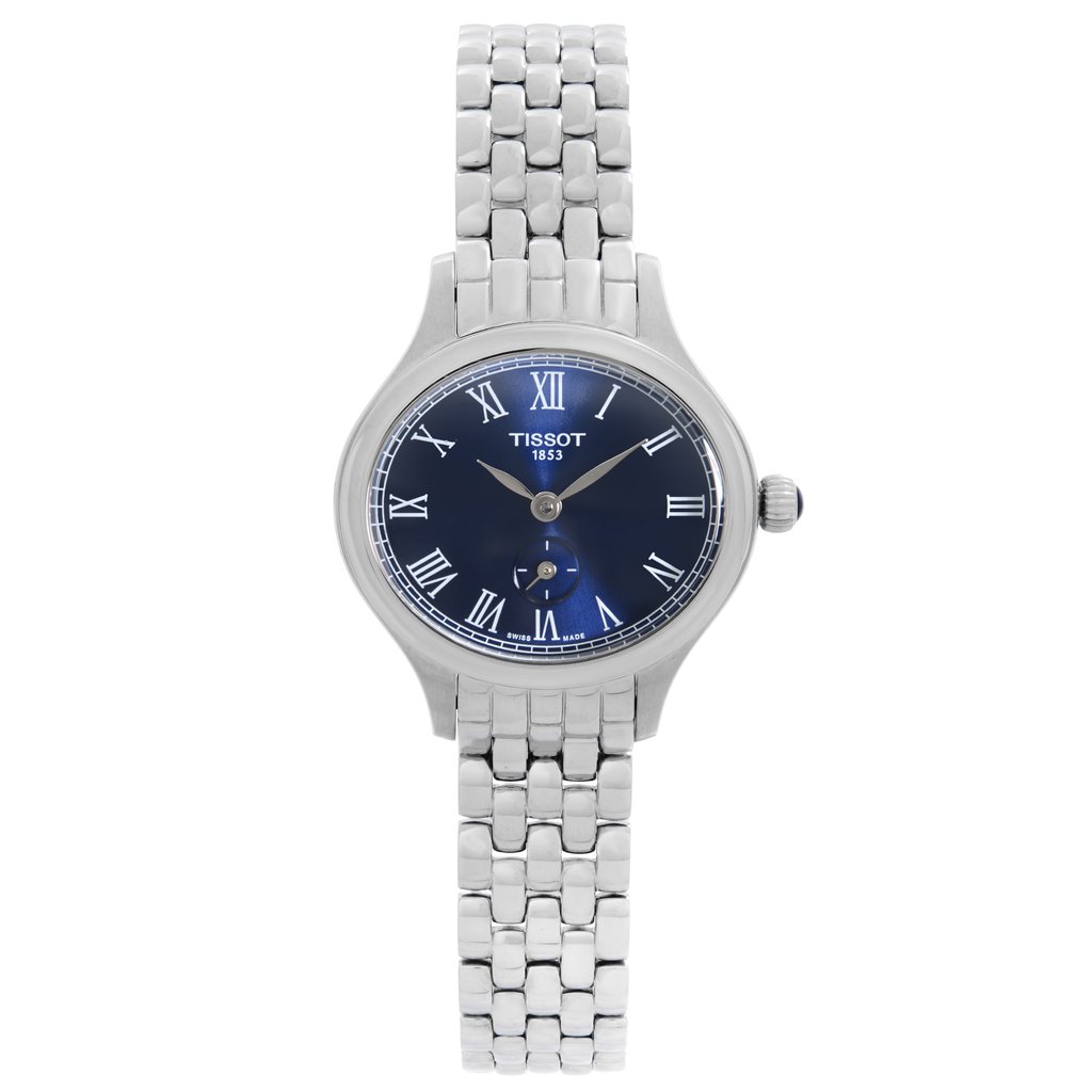 Front Full View Of Tissot T103.110.11.043.00 Stainless Steel Watch Display Model Condition {Product Condition}