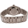 Back View Of Solid Back Case And Closed White Gold Band Of Rolex 178279 Watch Pre Owned Condition