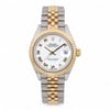 Front Full View Of Rolex 279173 chij Stainless Steel Watch Pre Owned Condition Good