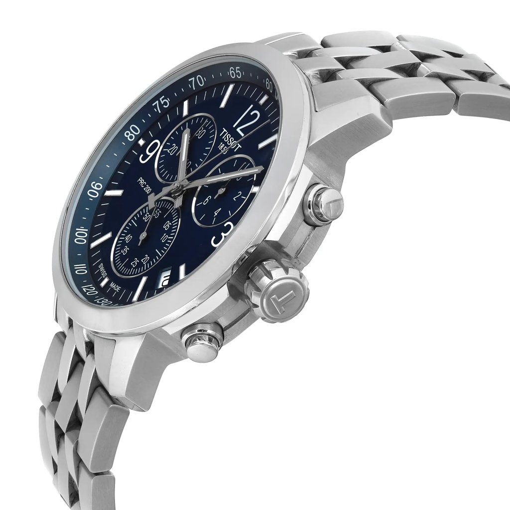 View Of Crown Facing Side Of TISSO T1144171104700 Stainless Steel Watch Pre Owned Condition