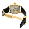 Back View Of Exhibition Back Case And Open Leather Band Of IWC IW500101 Watch Pre Owned Condition