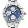 Up Close Front Facing Picture Of Breitling A13035.1 Stainless Steel Watch Pre Owned Condition