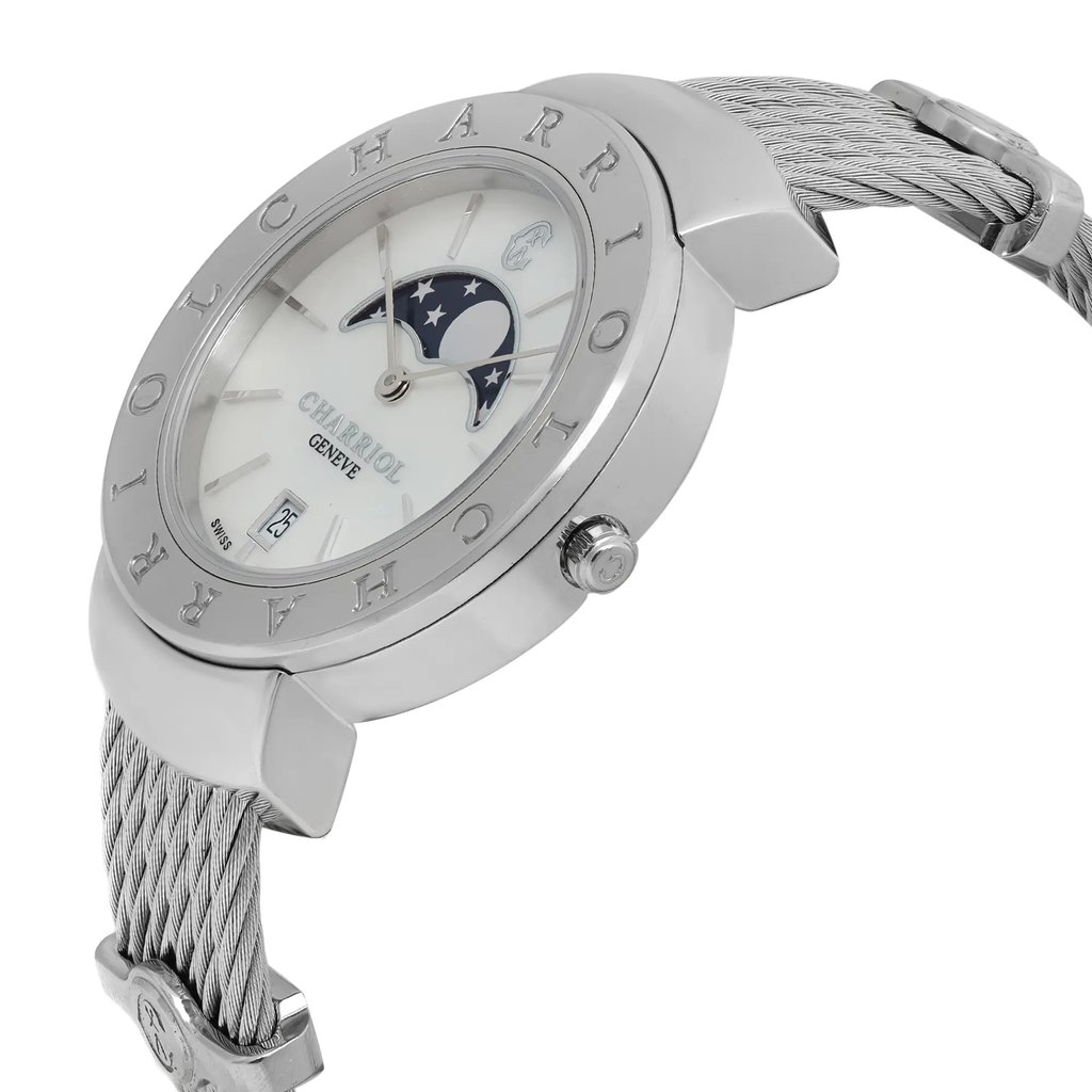 3rd image of Charriol  Charriol St Tropez Moonphase Wristwatch, PreOwned condition