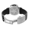Back View Of Solid Back Case And Open Rubber,Silicone Band Of Tissot T048.417.27.057.00 Watch Display Model Condition