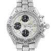 Up Close Front Facing Picture Of Breitling A13335 Stainless Steel Watch Pre Owned Condition