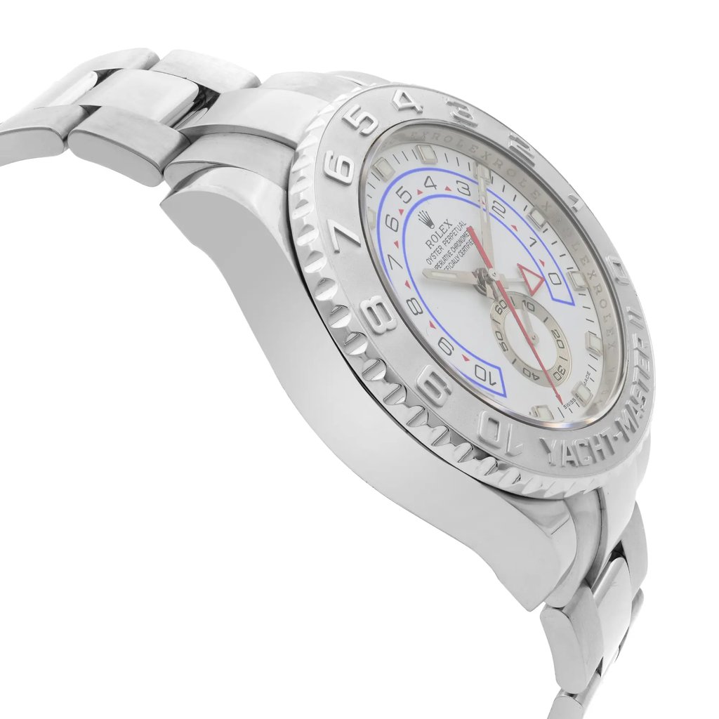 View Of Opposite Crown Facing Side Of Rolex 116689 White Gold Watch Pre Owned Condition