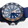 Up Close Front Facing Picture Of Luminox XS.3803.C Carbon Watch Pre Owned Condition