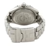 Back View Of Solid Back Case And Closed Stainless Steel Band Of Breitling A53035 Watch Pre Owned Condition