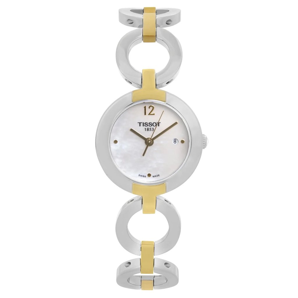 Front Full View Of Tissot T084.210.22.117.00 Stainless Steel Watch Display Model Condition {Product Condition}