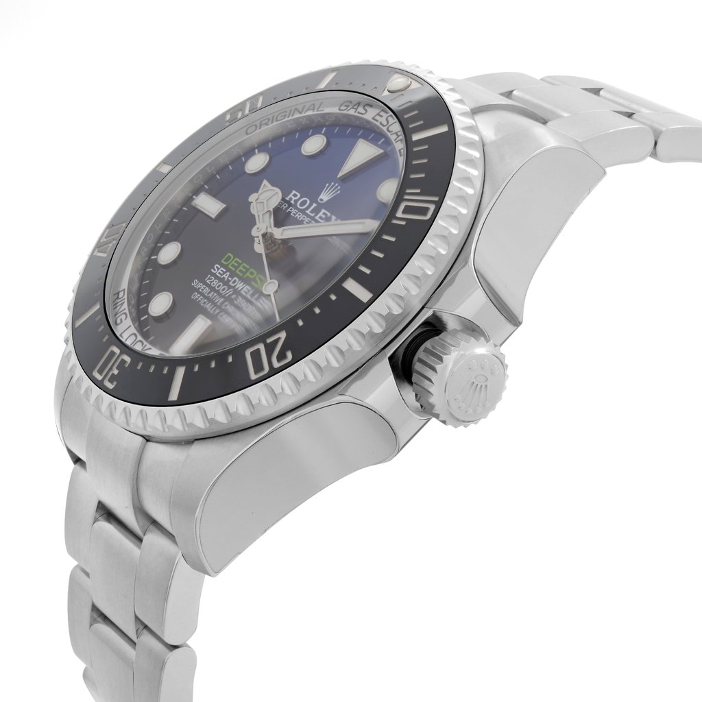 View Of Crown Facing Side Of Rolex 126660  Stainless Steel Watch Unworn Condition