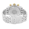 Back View Of {Caseback} Back Case And Closed Stainless Steel Band Of Breitling B13356 Watch Pre Owned Condition