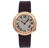Front Full View Of Cartier WGBL0005 Rose Gold Watch Pre Owned Condition Excellent