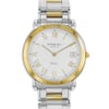 Up Close Front Facing Picture Of RAYMOND WEIL 9521TT/GR Stainless Steel Watch Pre Owned Condition