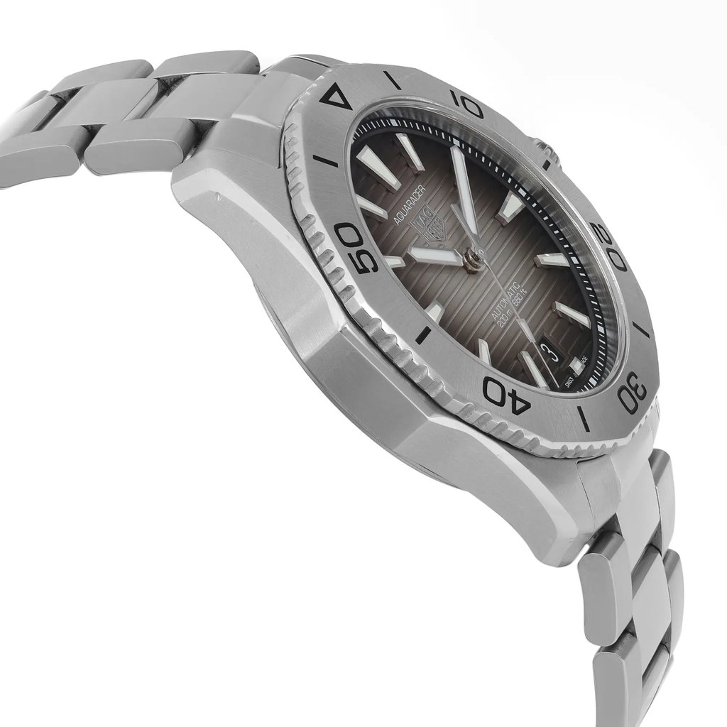 View Of Opposite Crown Facing Side Of TAG Heuer WBP2110.BA0627 Stainless Steel Watch Pre Owned Condition