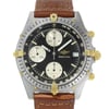 Up Close Front Facing Picture Of Breitling 81.95 Stainless Steel Watch Pre Owned Condition